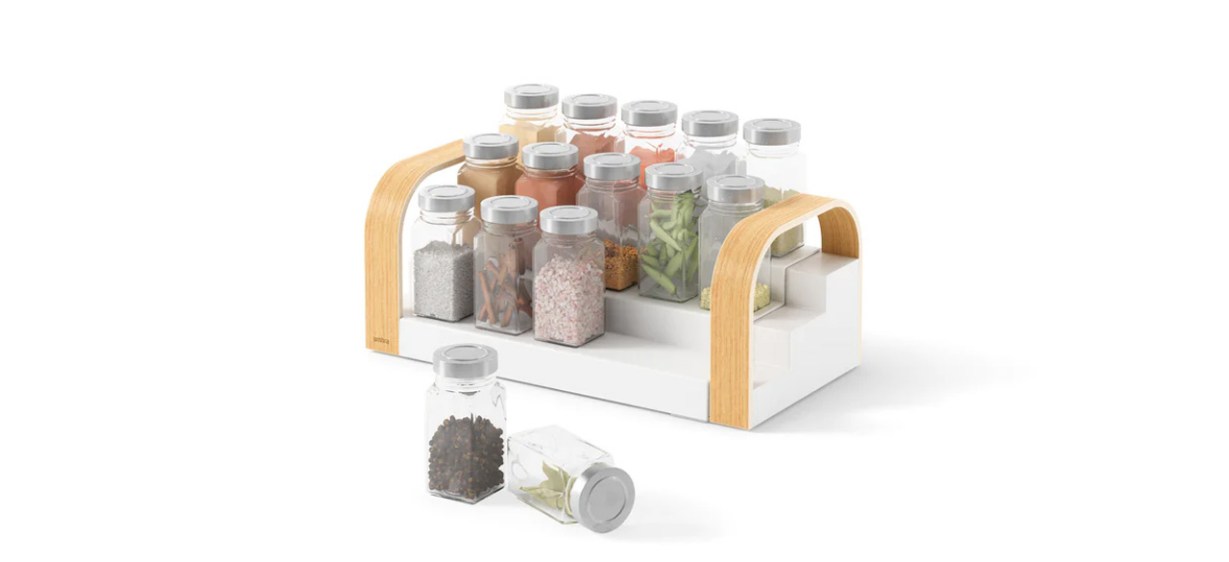 BELLWOOD 3-TIER SPICE SHELF on white background