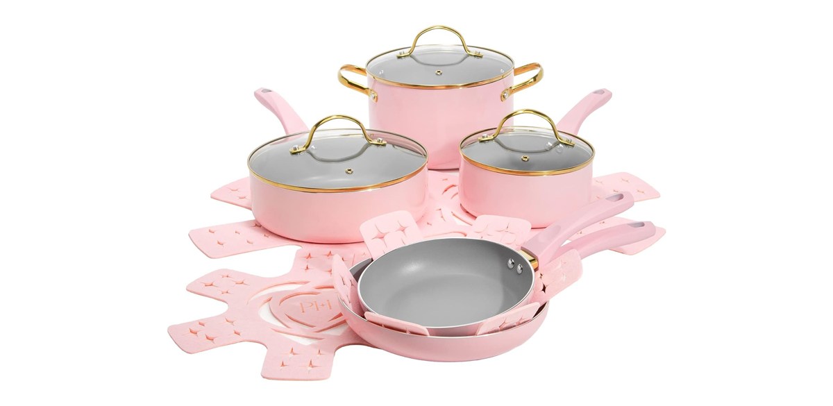 Paris Hilton Epic Nonstick Pots and Pans Set Paris Hilton Epic Nonstick Pots and Pans Set