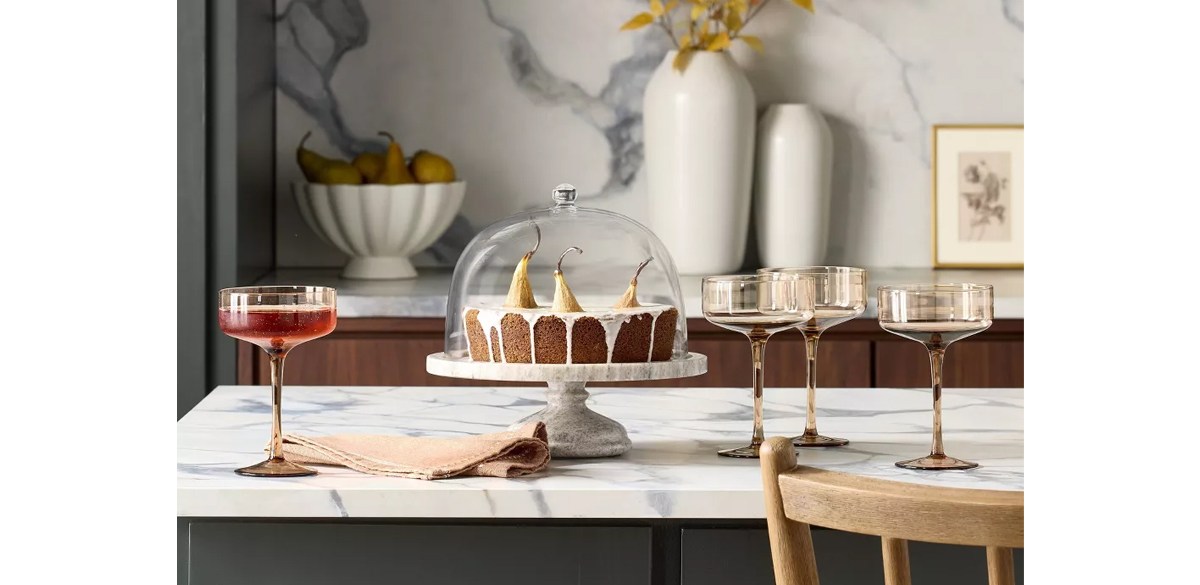 Tinted Glass Coupe Drinkware - Hearth &amp; Hand with Magnolia