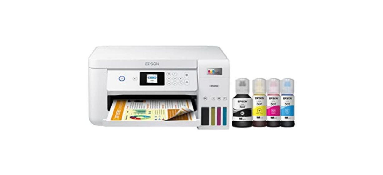 Best Epson EcoTank ET-2850 Wireless Color All-in-One Cartridge-Free Supertank Printer