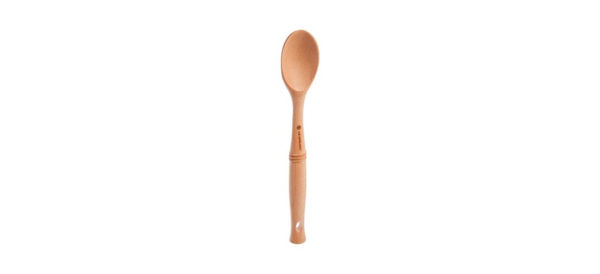 A wooden spoon