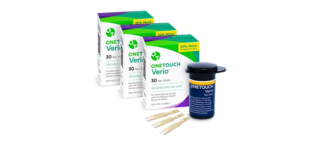 Best OneTouch Verio Blood Glucose Test Strips