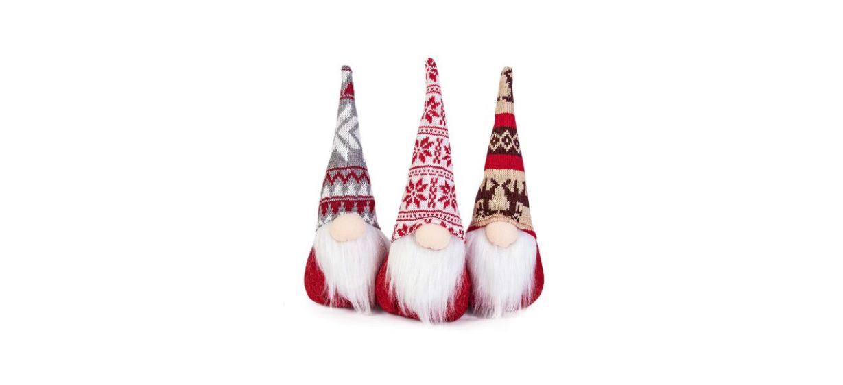 Best Roberly 3-Pack Plush Christmas Gnomes