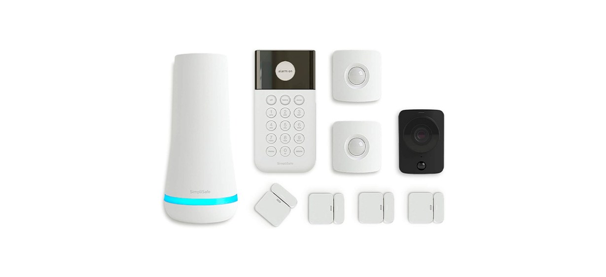 Best SimpliSafe Nine-Piece Wireless Home Security System With HD Camera