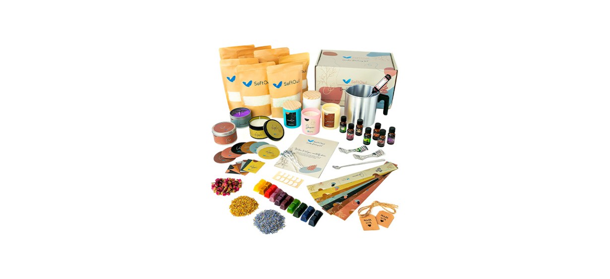 Best SoftOwl Premium Soy Candle-Making Kit Best SoftOwl Premium Soy Candle-Making Kit