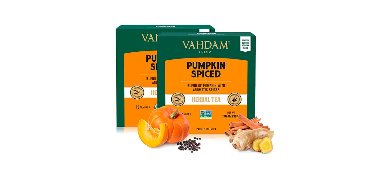 Best Vahdam Organic Pumpkin Spice Herbal Tea