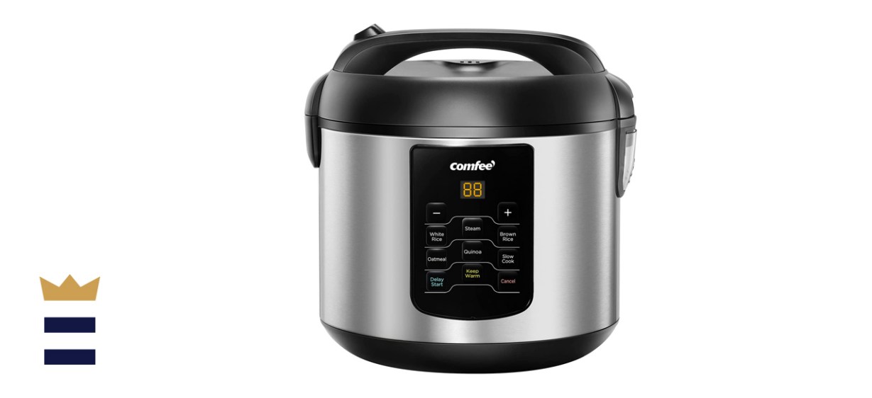 COMFEE’ Rice Cooker, 6-in-1 Stainless Steel Multi Cooker
