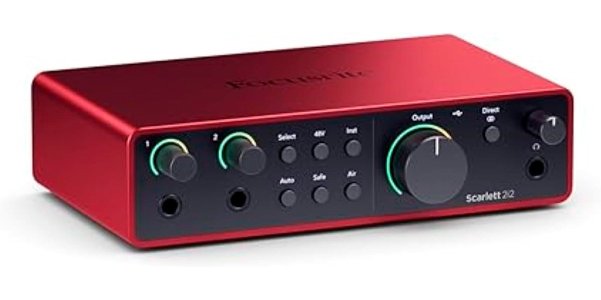 Focusrite Scarlett 2i2 4th Gen USB Audio Interface