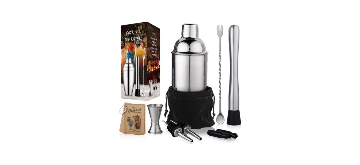 Best Aozita Cocktail Shaker Set Bartender Kit
