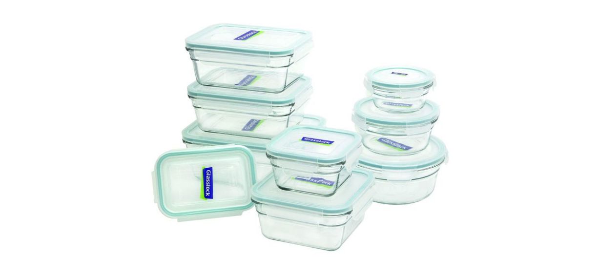 Glasslock 18-piece Assorted Oven-Safe Container Set