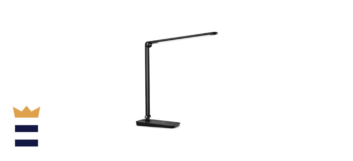 Lighting EVER Dimmable Black LED Table Lamp with Seven Brightness Levels