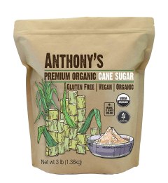 Anthony's Premium Organic Cane Sugar, Granulated