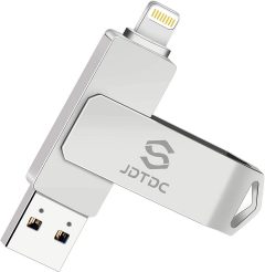 JDTDC MFi Certified 128GB Photo Stick for iPhone Storage