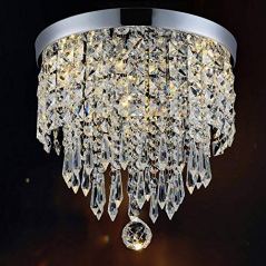 Hile Lighting Modern Chandelier Crystal Ball Fixture Pendant Ceiling Lamp