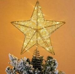 kibhous Christmas Star Tree Topper