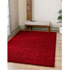 Unique Loom Solo Solid Shag Area Rug