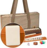 Yellow Mountain Imports American Mahjong Set, Mojave (Ivory)