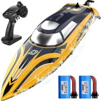 DEERC Fast RC Boat with LED Lights