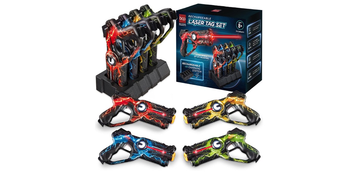 Best Choice Products Rechargeable Laser Tag Blasters