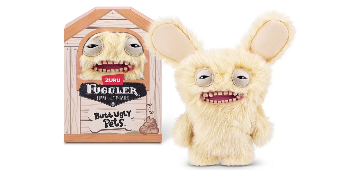Fuggler Butt Ugly Pets 9 inch (Mr Buttons - Golden Retriever)