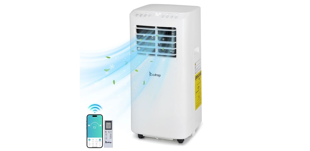 Ktaxon Smart WiFi Enabled 5100 BTU Portable Air Conditioner &amp; Dehumidifier