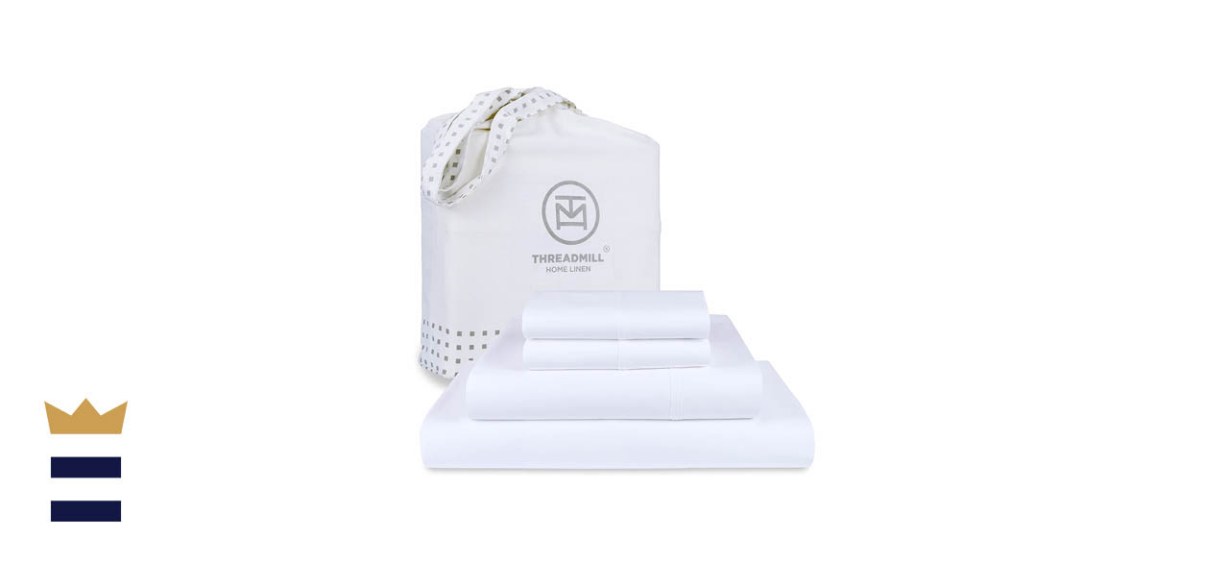 100% Supima Cotton King-Size Sheets by the Threadmill Home Linen Store