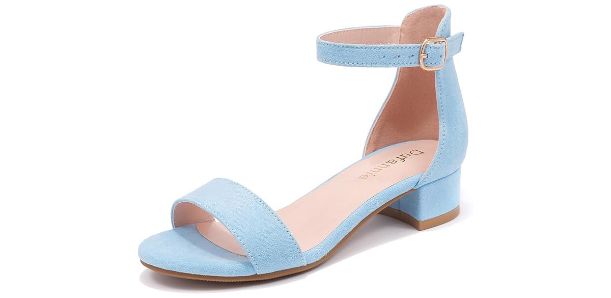 Dufannie Blue High Heels for Kids