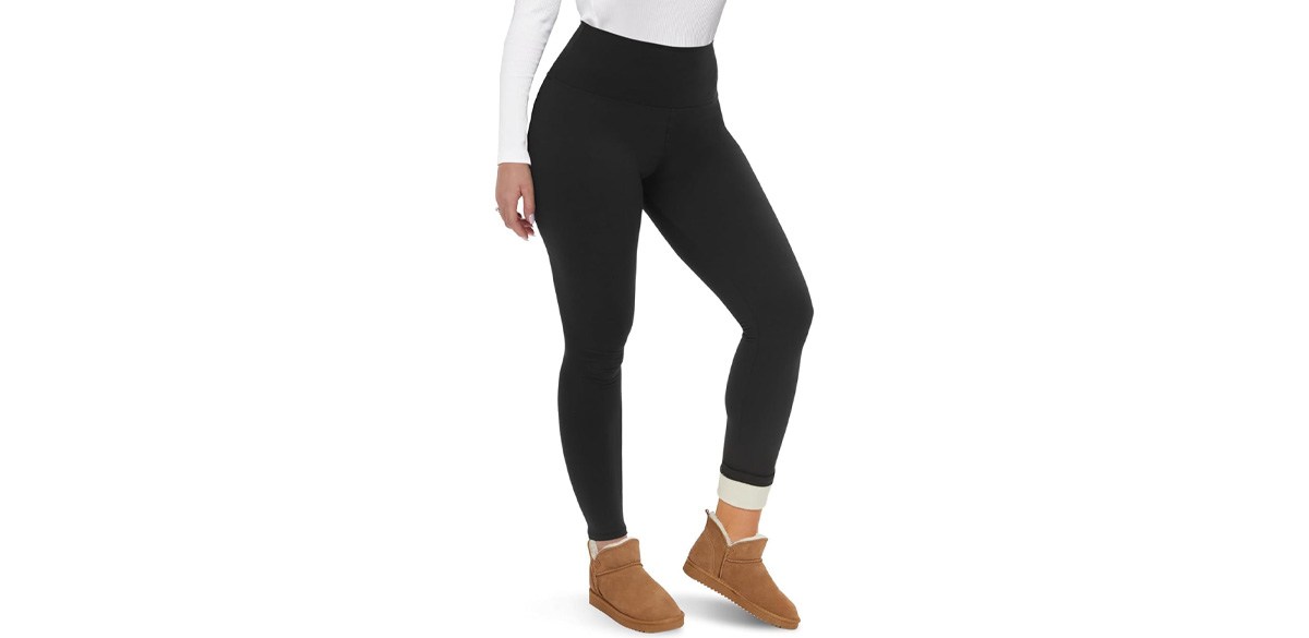 CAMPSNAIL Fleece Lined Leggings Women
