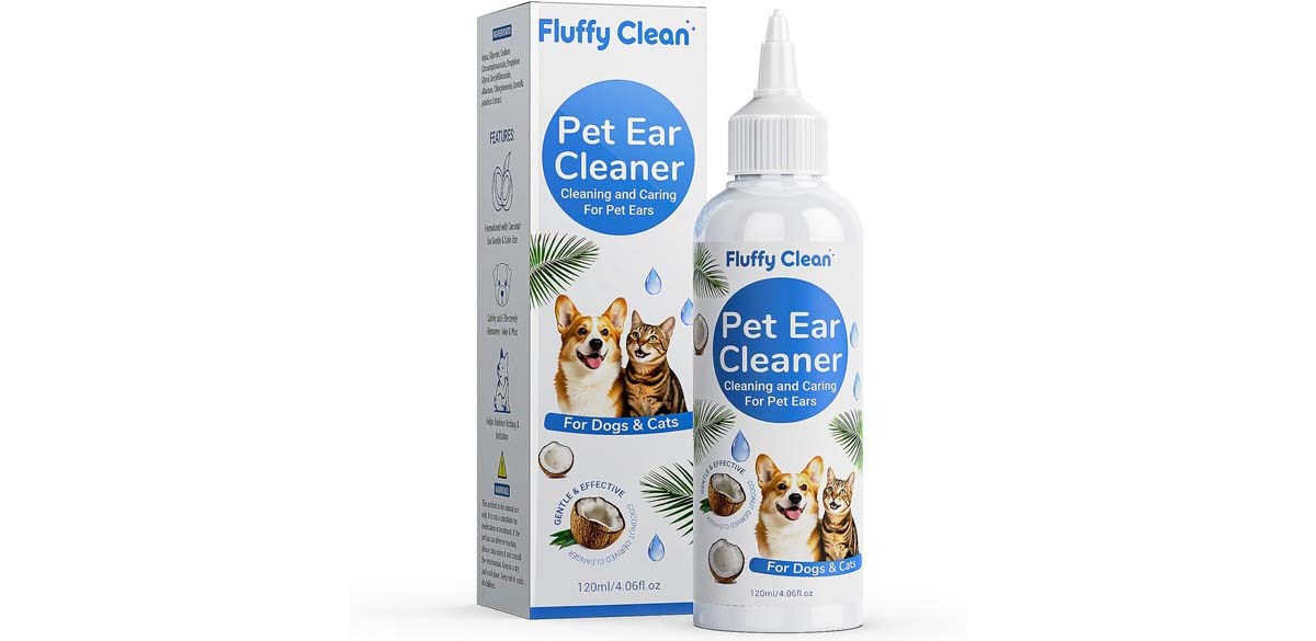 Fluffy Clean Dog Ear Cleaner