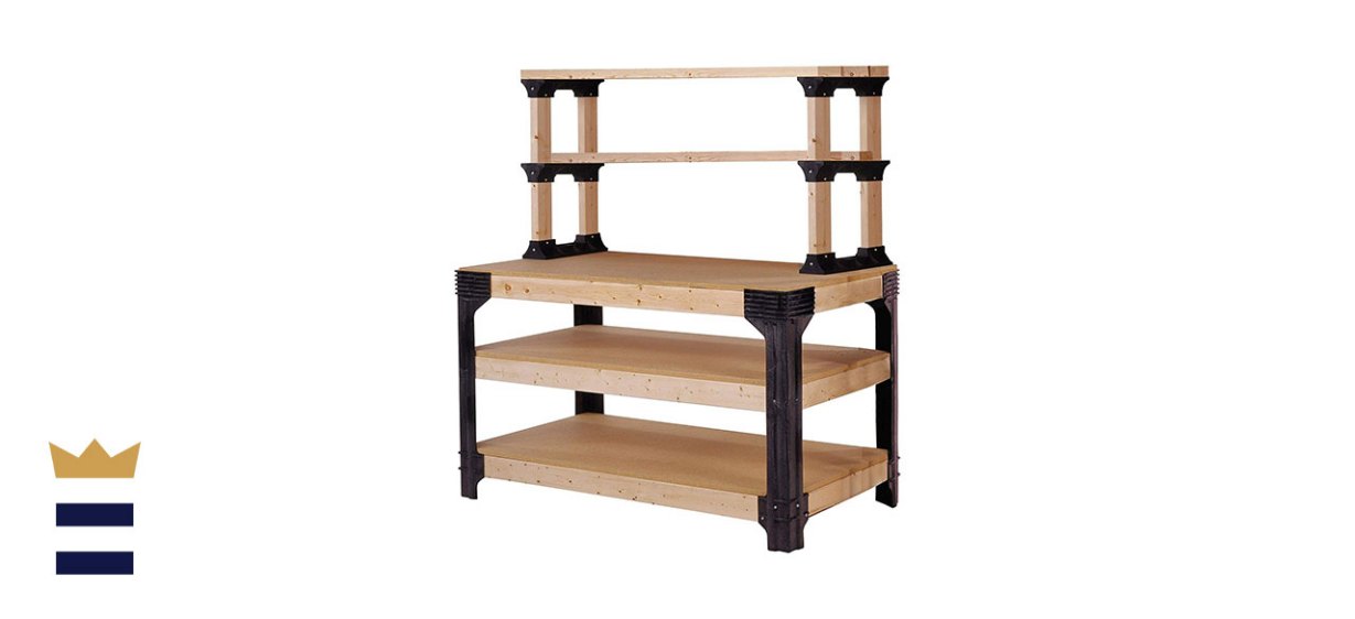 2x4basics’ Workbench and Shelving Storage System