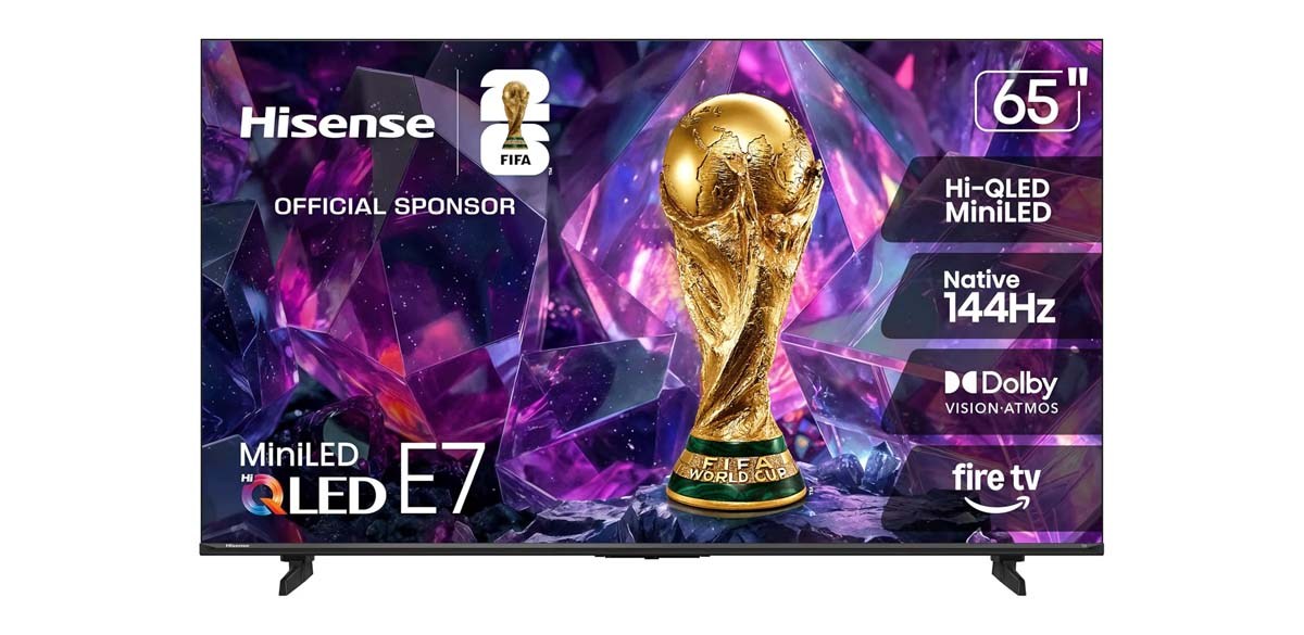 Hisense 65in E7 Cinema Series Hi-QLED Mini-LED 4K UHD Smart Fire TV