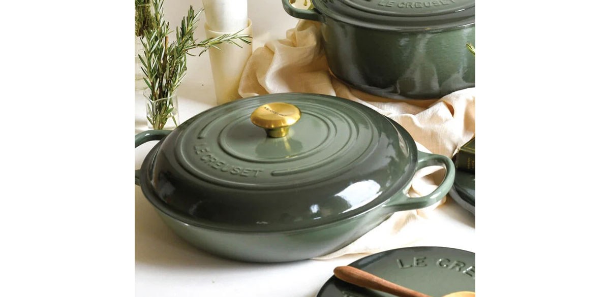 Le Creuset Signature Braiser in Thyme