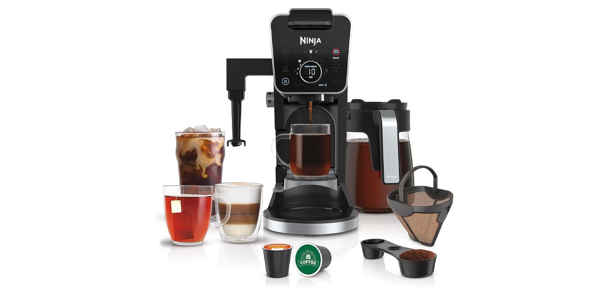 Ninja Hot and Iced Coffee Maker, Single Serve Coffee Maker and Drip Coffee Machine