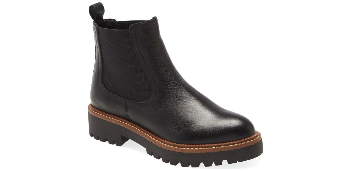 Caslon Miller Water Resistant Lug Chelsea Boot