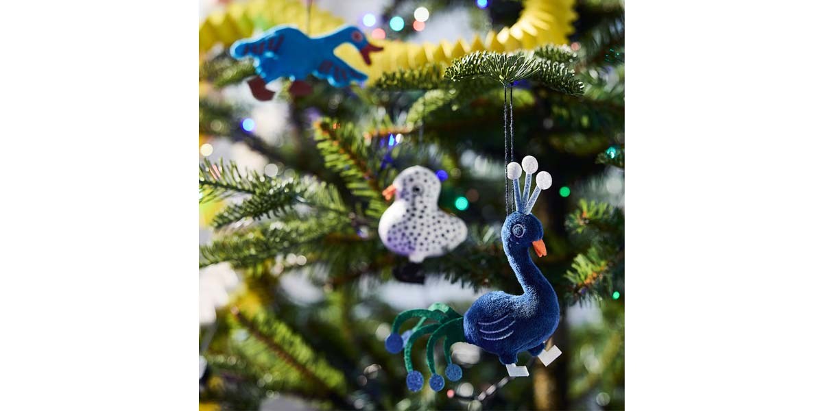 Vinterfint Tree ornament set of 3, birds