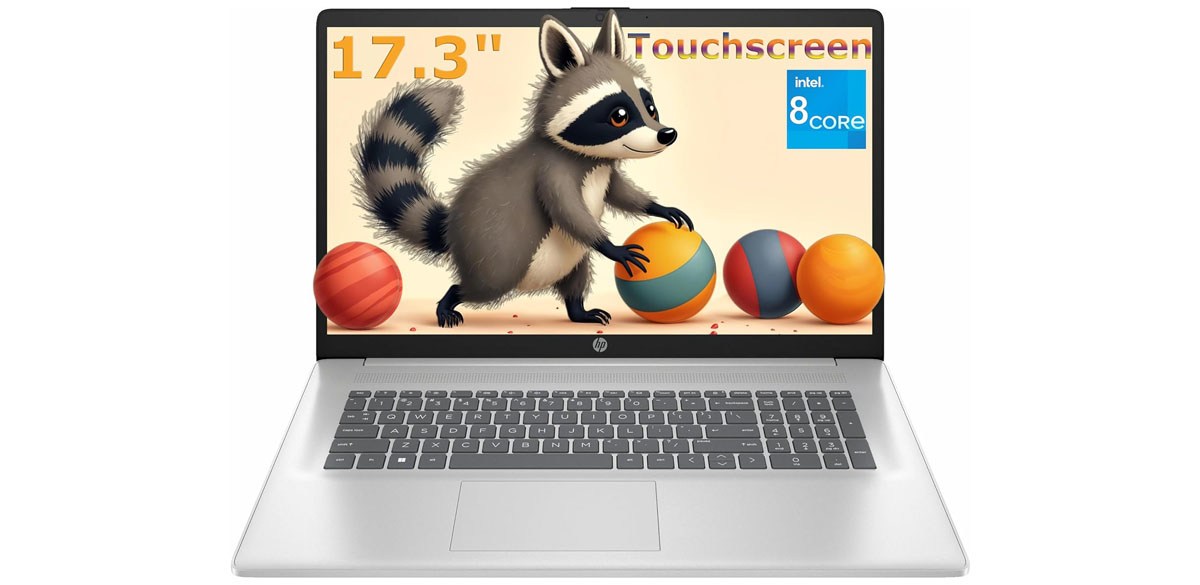 HP 17.3 Touch Laptop Computer, Intel 8