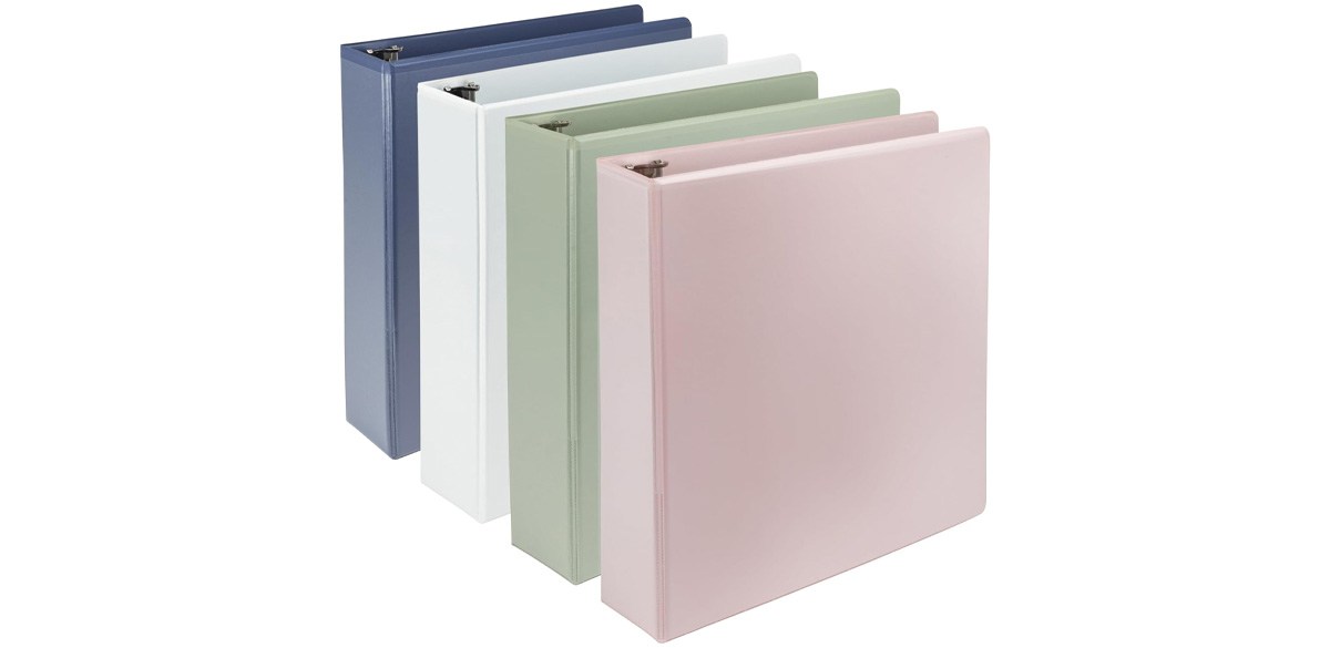 Samsill Plant-Based 2 Inch Durable D-Ring, View Binder