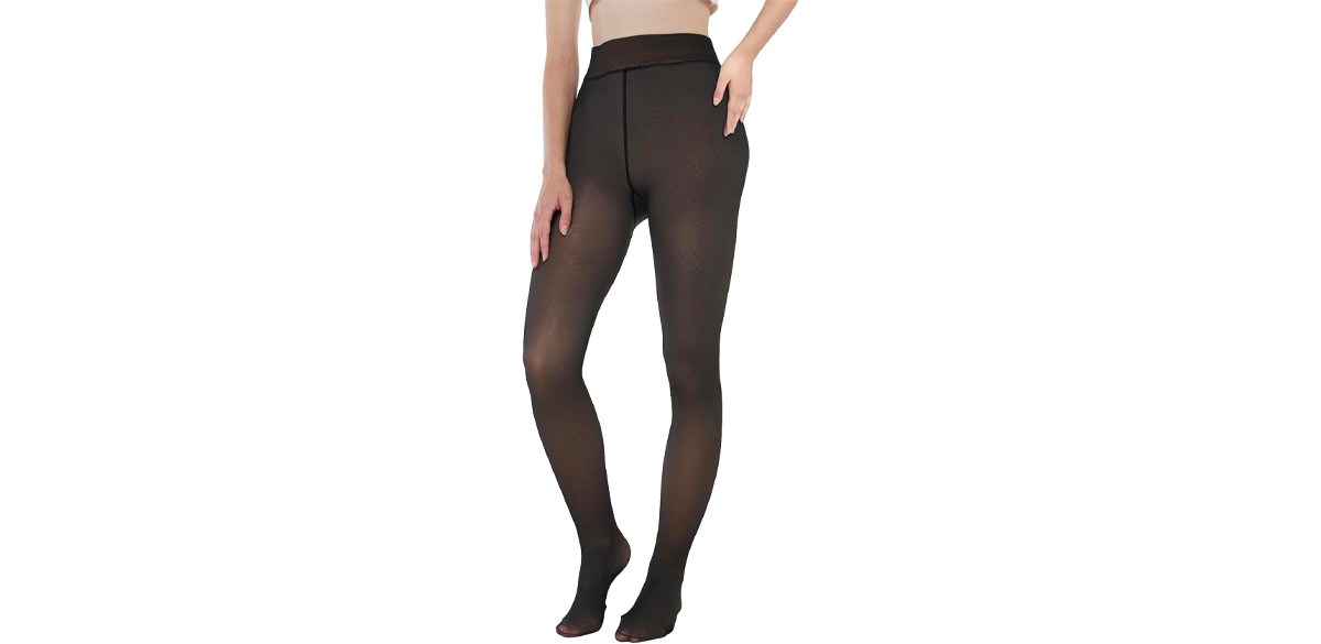 EXQUISLIFE Fleece Lined Tights