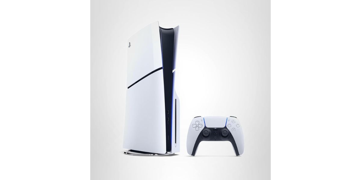 PlayStation 5 Disc Edition Console on a white background