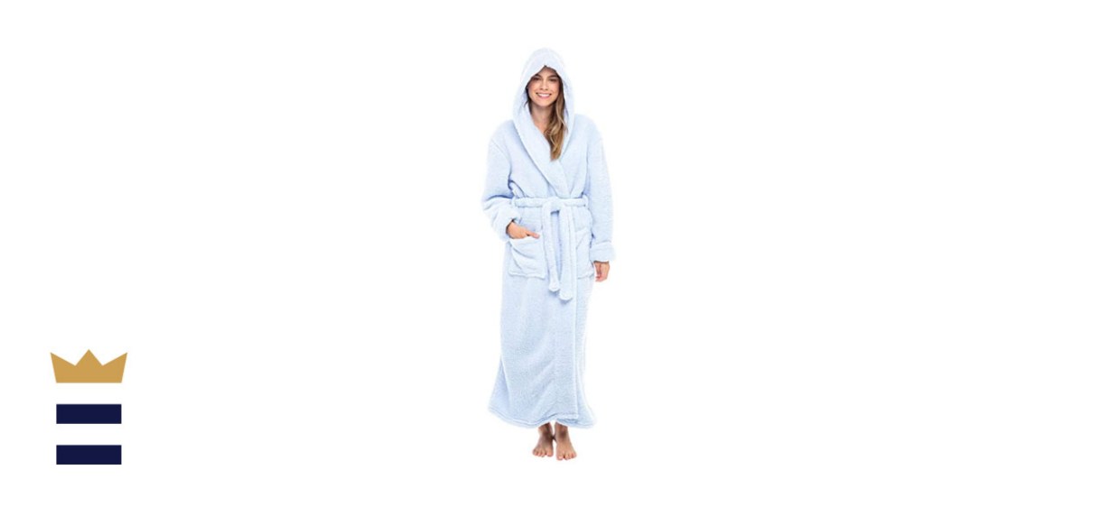 Alexander Del Rossa Women's Warm Fleece Robe