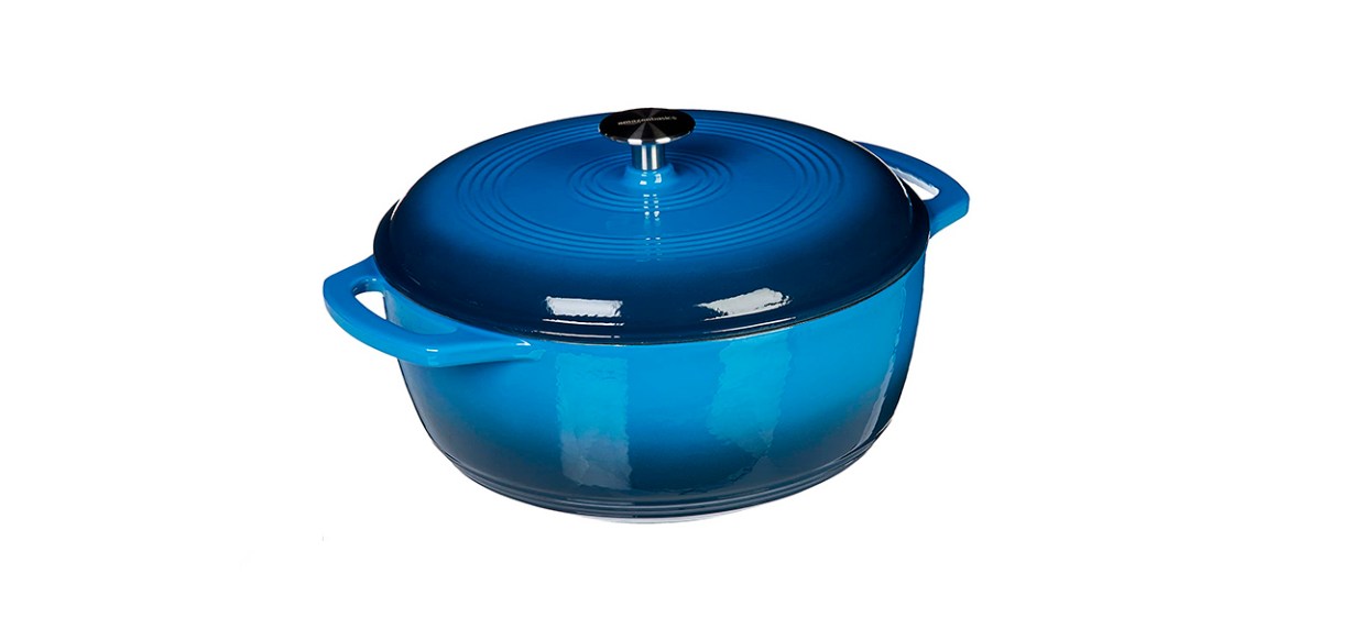 Amazon Basics Enameled Cast Iron Dutch Oven