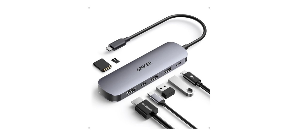 Anker USB-C Hub 7-in-1 Multi-Port USB Adapter