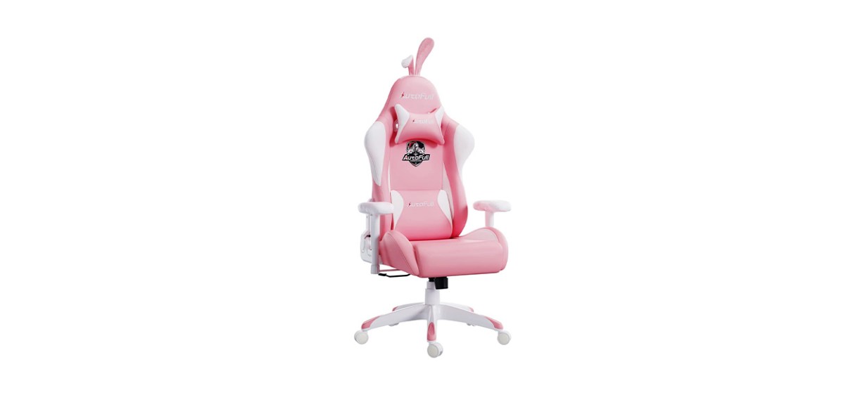 AutoFull Pink Gaming Chair