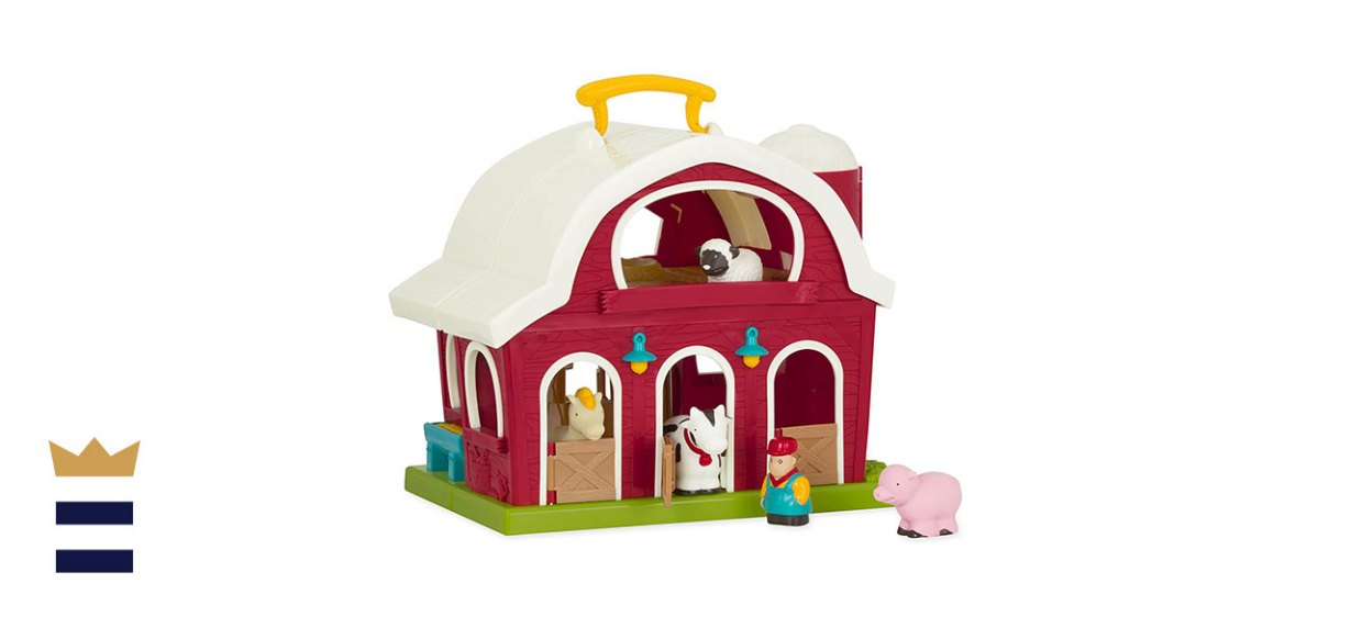 Battat Big Red Barn Animal Farm Playset 