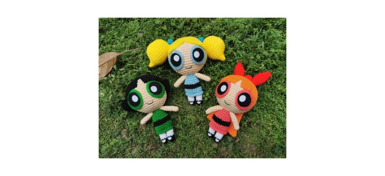 BeMyCrafts Powerpuff Girls Crochet Dolls