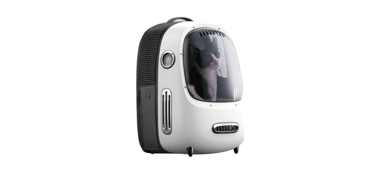 Petkit Ventilated Cat Backpack Carrier with Inbuilt Fan and Light Petkit Ventilated Cat Backpack Carrier with Inbuilt Fan and Light