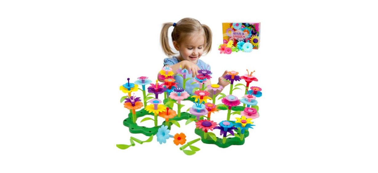Byserten Flower Garden Building Set