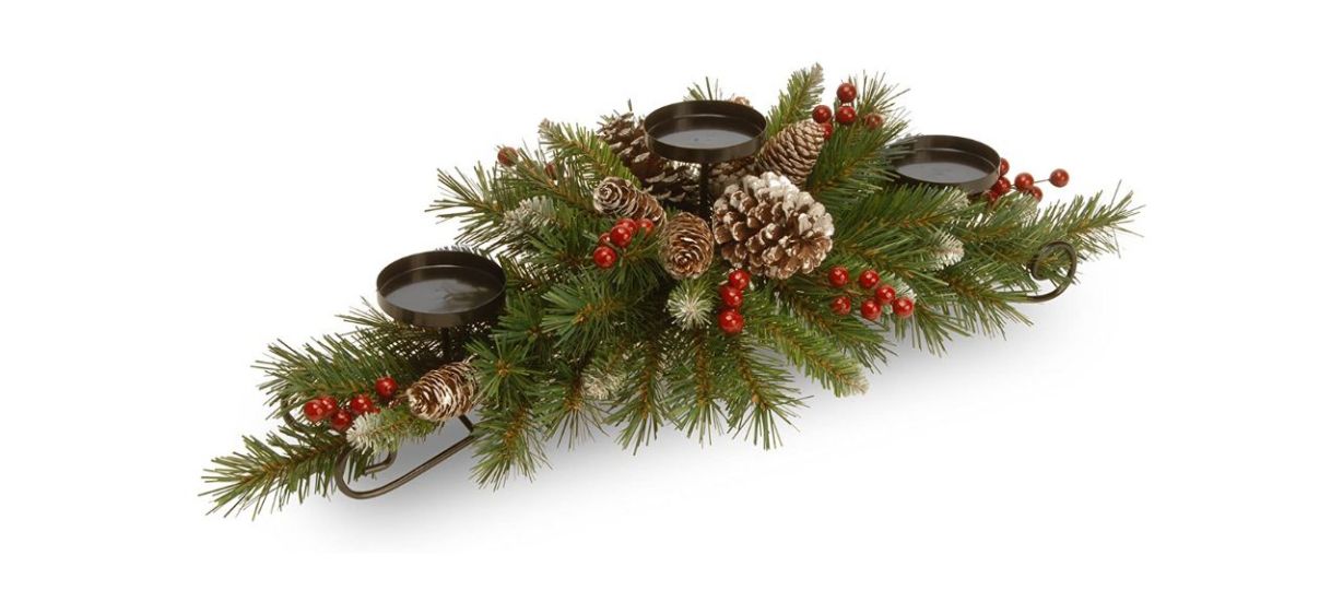 Best National Tree Company Artificial Christmas Centerpiece for Table