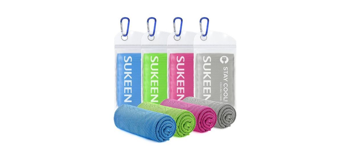 Sukeen Four-pack Cooling Towel