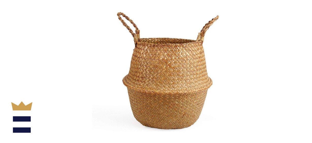 BlueMake Woven Seagrass Belly Basket 